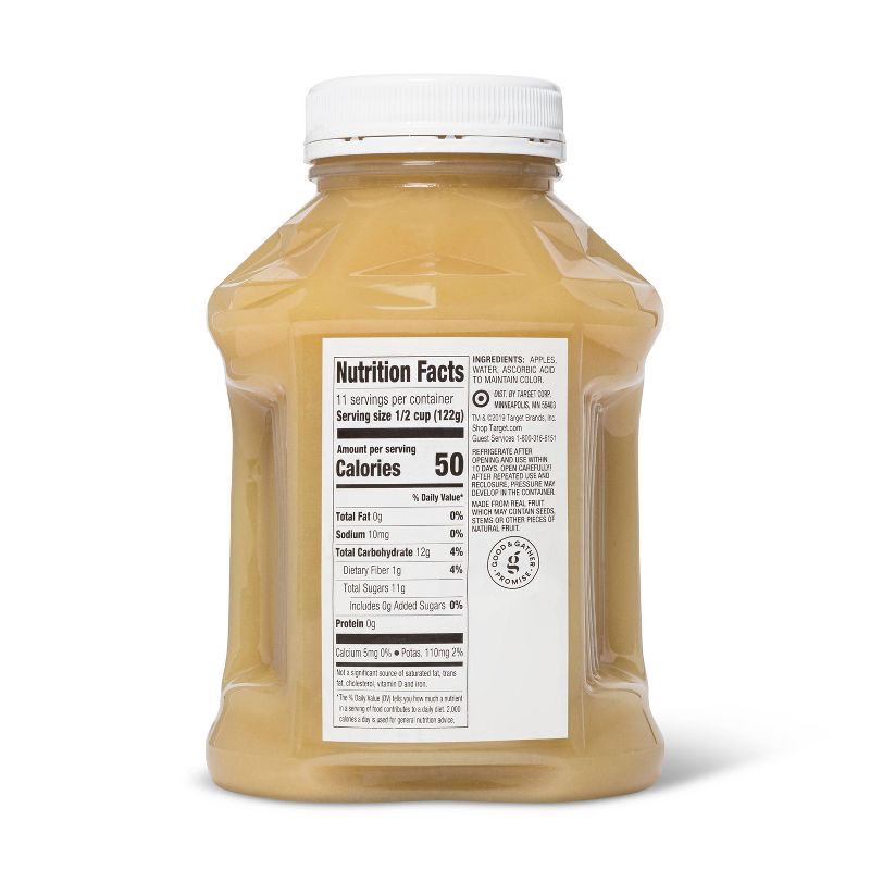 slide 3 of 3, Unsweetened Applesauce Jar - 46oz - Good & Gather™, 46 oz