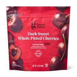 Frozen Dark Sweet Whole Pitted Cherries - 12oz - Good & Gather™
