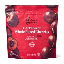 Frozen Dark Sweet Whole Pitted Cherries - 12oz - Good & Gather™