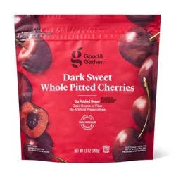 Frozen Dark Sweet Whole Pitted Cherries - 12oz - Good & Gather™