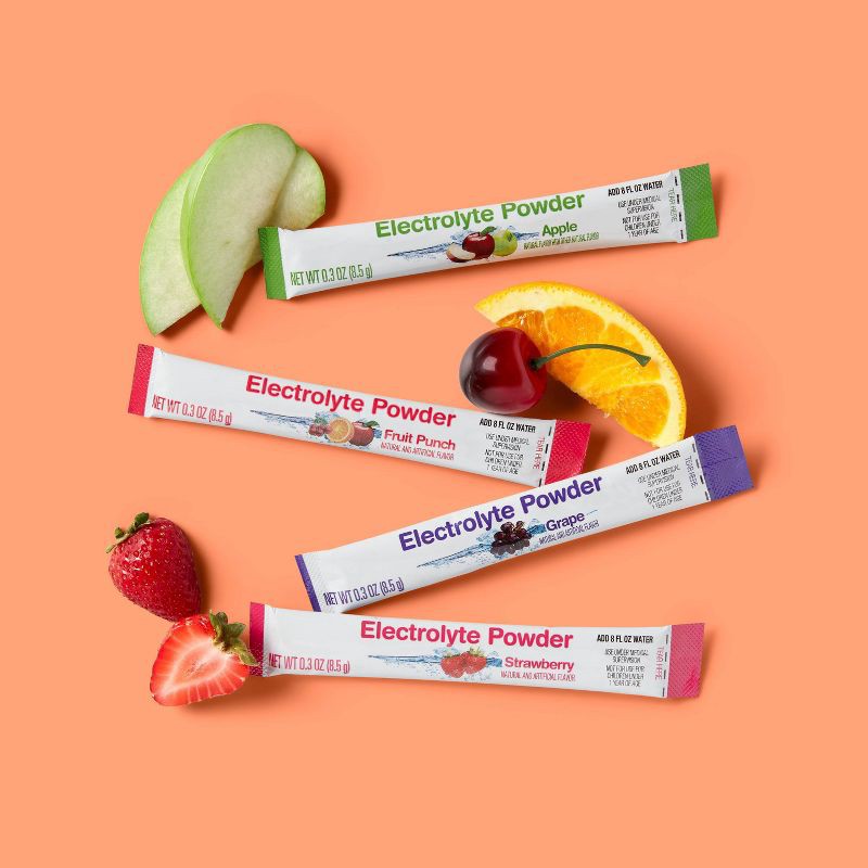 slide 2 of 5, Pediatric Electrolyte Powder Variety Pack - 0.3oz/8pk - up&up™, 0.3 oz, 8 ct