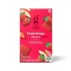 Strawberry Fruit Strips - 5oz/10ct - Good & Gather™