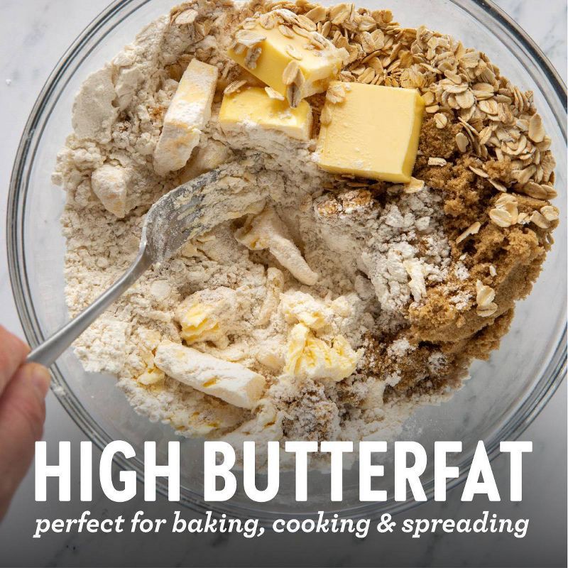 slide 3 of 9, Vital Farms Pasture-Raised Sea Salted Butter - 8oz, 8 oz