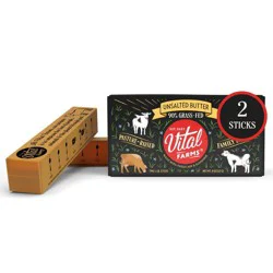 Vital Farms Pasture-Raised Unsalted Butter - 8oz