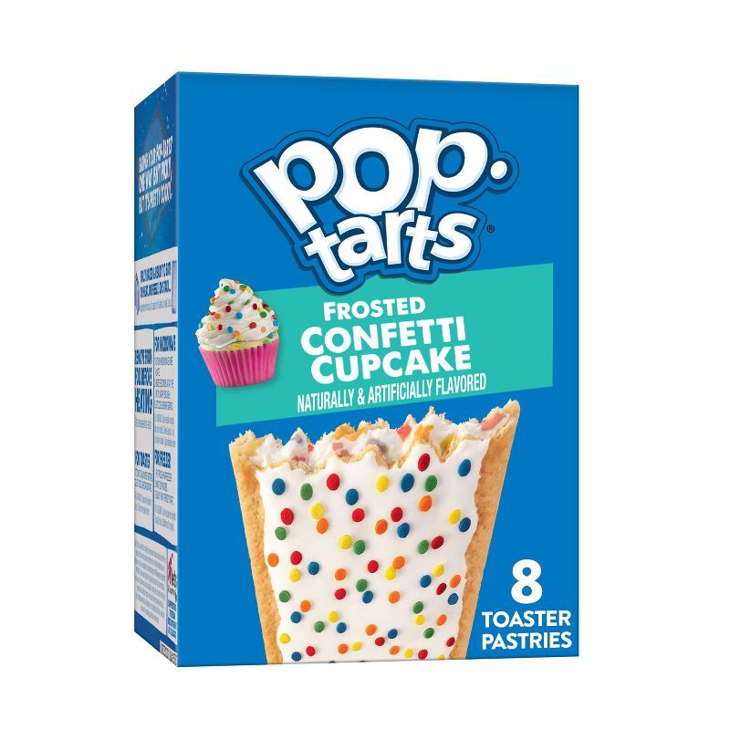 slide 1 of 9, Pop-Tarts Frosted Confetti Cupcake Pastries- 8ct /13.5oz, 8 ct; 13.5 oz