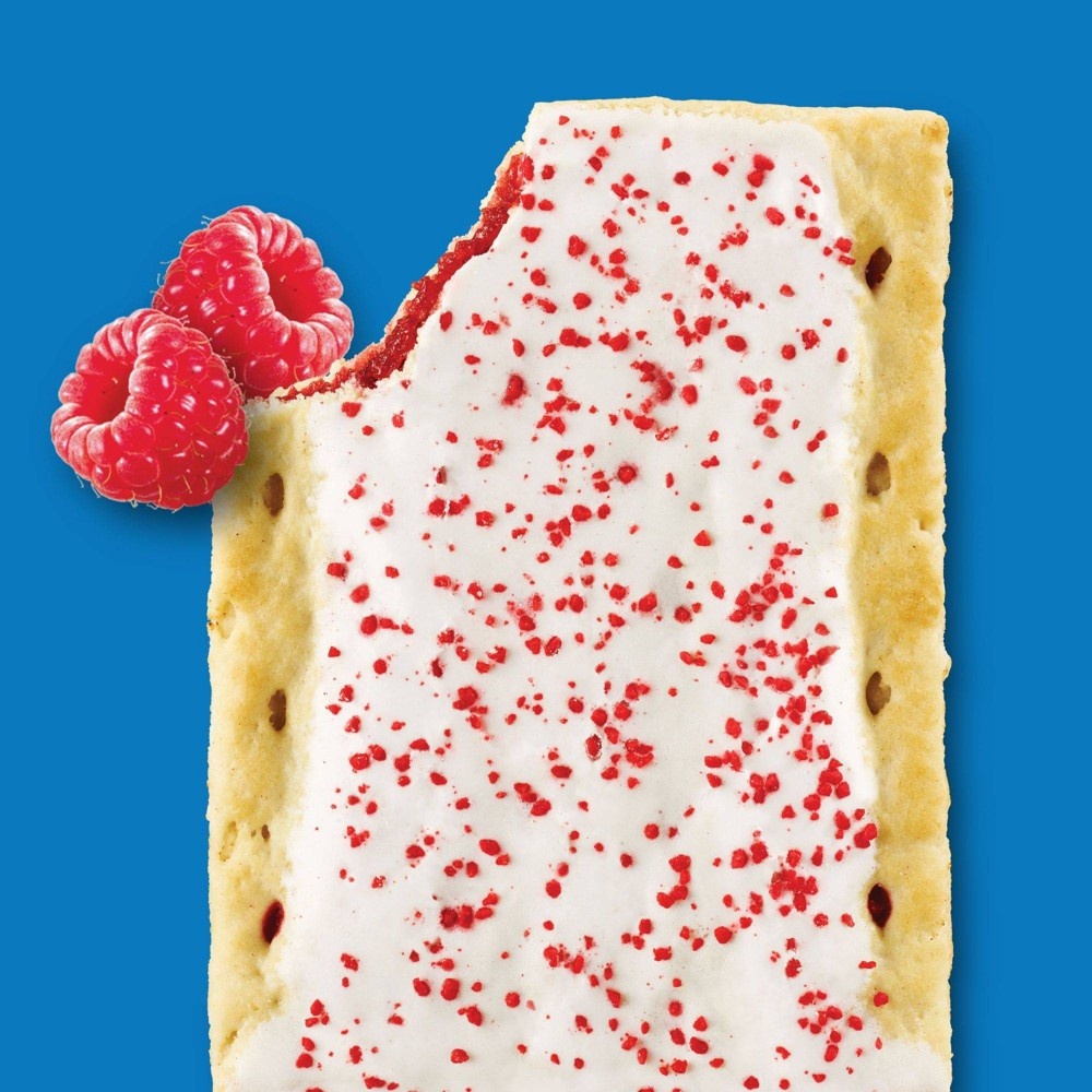 slide 2 of 7, Pop-Tarts Frosted Raspberry Pastries - 8ct / 13.54oz, 8 ct, 13.54 oz