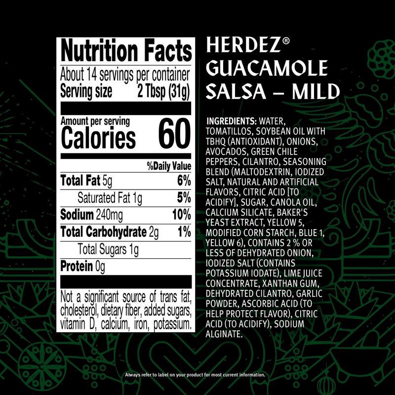 slide 6 of 12, Herdez Guacamole Salsa Mild - 15.7oz, 15.7 oz
