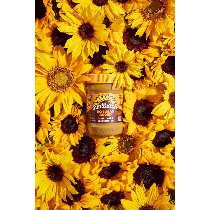 slide 4 of 6, SunButter No Sugar Added Sunflower Butter - 16oz, 16 oz