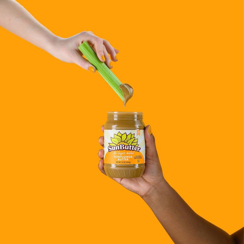 slide 6 of 6, SunButter No Sugar Added Sunflower Butter - 16oz, 16 oz