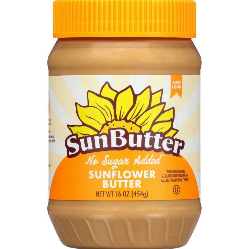 slide 1 of 9, SunButter No Sugar Added Sunflower Butter - 16oz, 16 oz