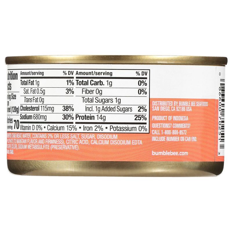 slide 2 of 8, Bumble Bee White Crab Meat - 6oz, 6 oz