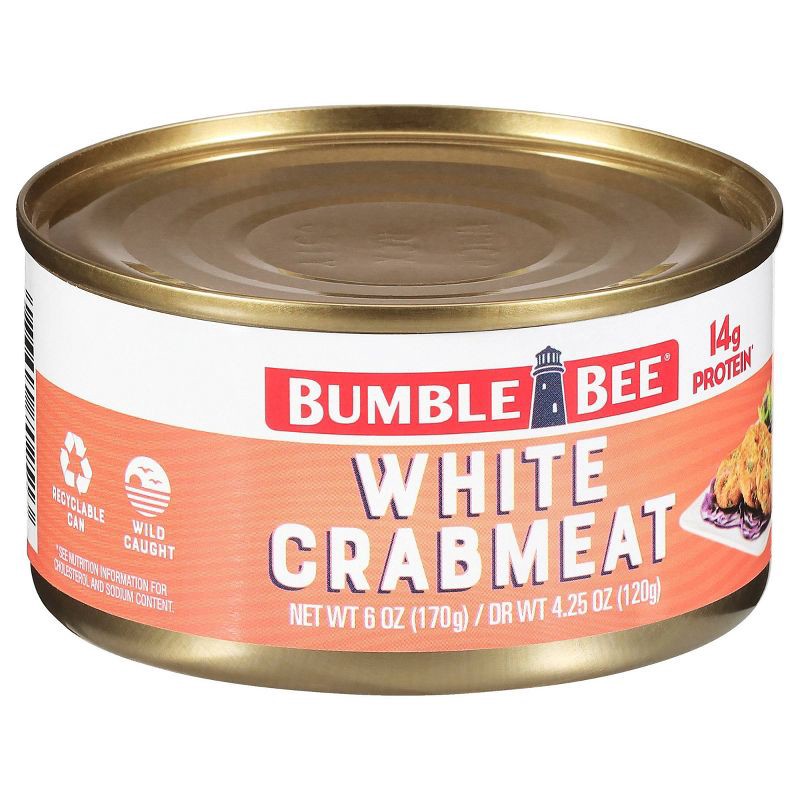 slide 4 of 8, Bumble Bee White Crab Meat - 6oz, 6 oz