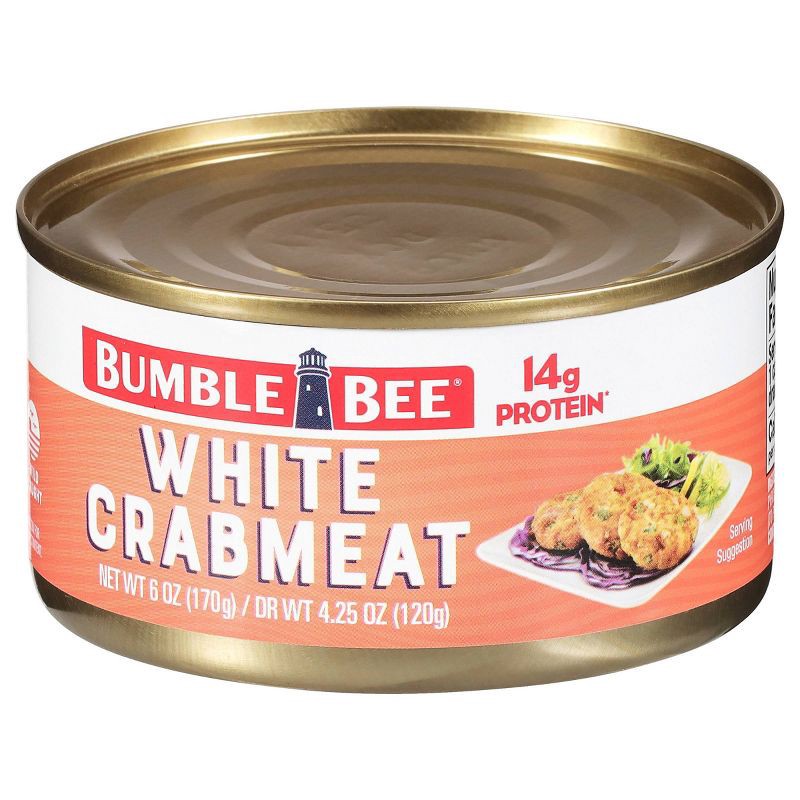 slide 5 of 8, Bumble Bee White Crab Meat - 6oz, 6 oz