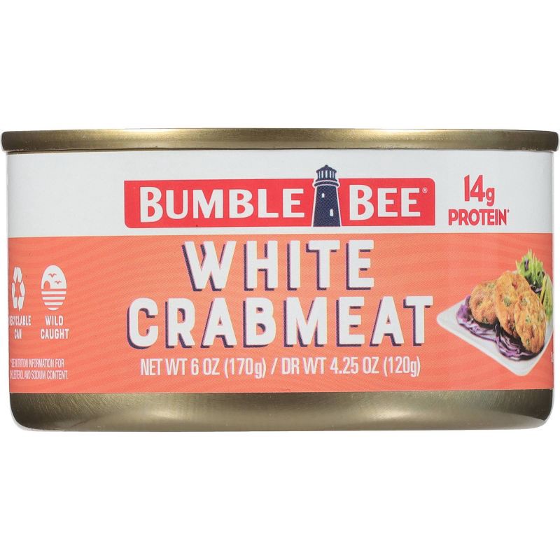slide 6 of 8, Bumble Bee White Crab Meat - 6oz, 6 oz