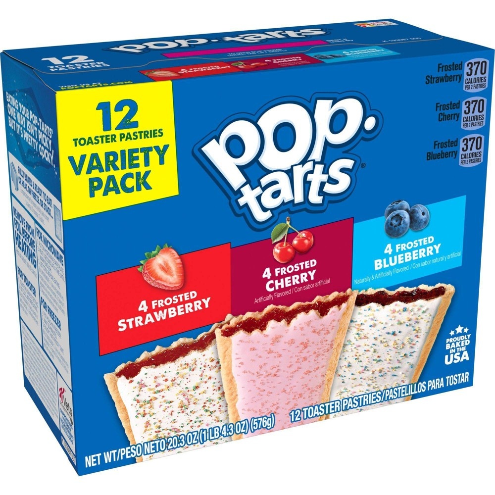 slide 4 of 9, Pop-Tarts Frosted Variety Pack Pastries, 12 ct; 20.3 oz