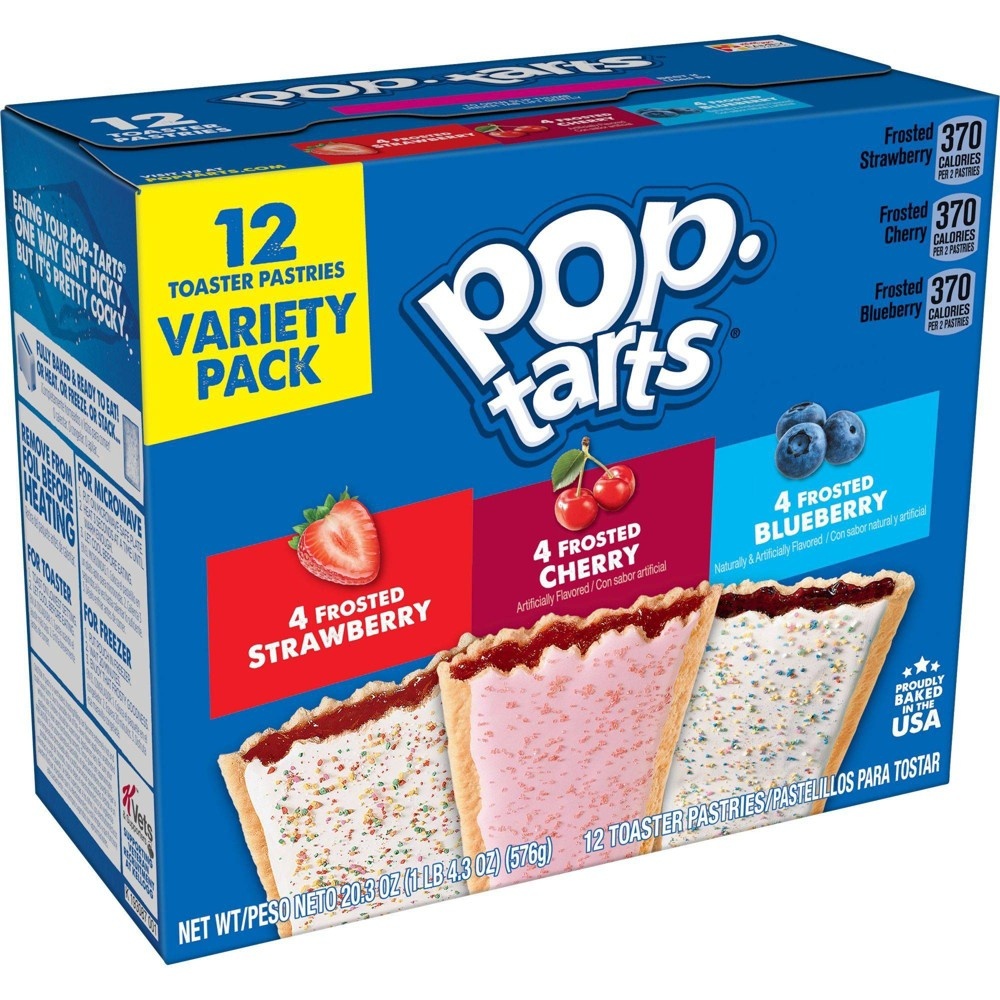 slide 5 of 9, Pop-Tarts Frosted Variety Pack Pastries, 12 ct; 20.3 oz