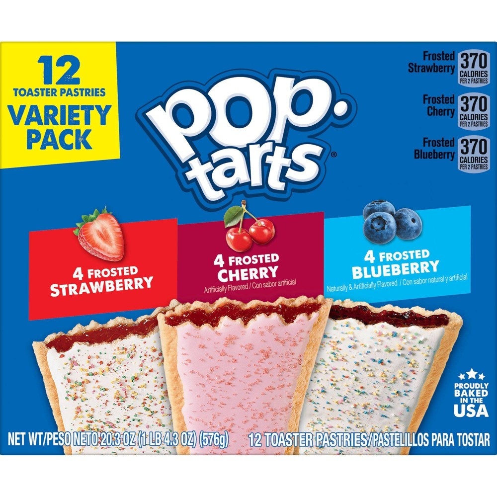 slide 6 of 9, Pop-Tarts Frosted Variety Pack Pastries, 12 ct; 20.3 oz