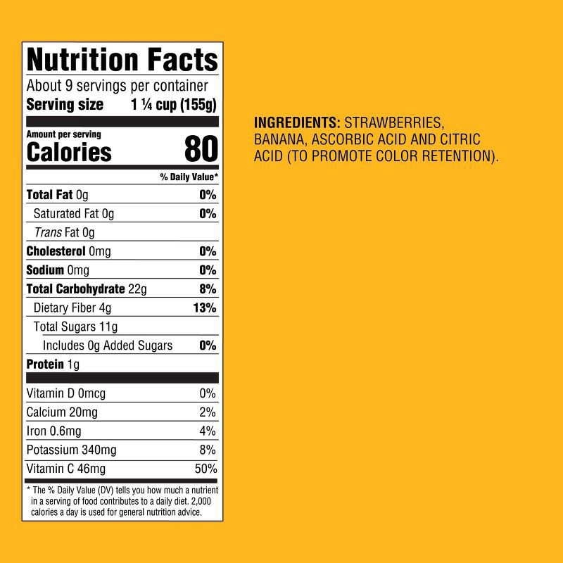 slide 4 of 4, Strawberry Banana Frozen Fruit Blend - 48oz - Good & Gather™, 48 oz
