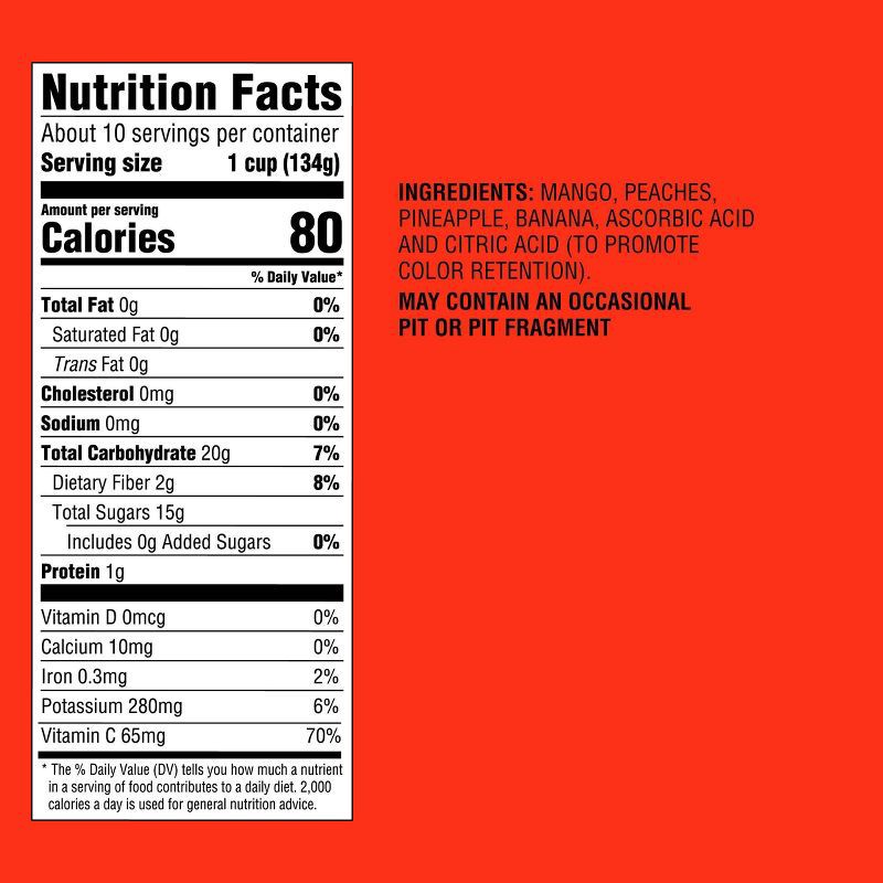 slide 4 of 4, Tropical Fruit Frozen Blend - 48oz - Good & Gather™, 48 oz