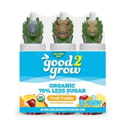 good2grow Organic Low Sugar Fruit Fusion Juice - 3pk/6 fl oz Bottles