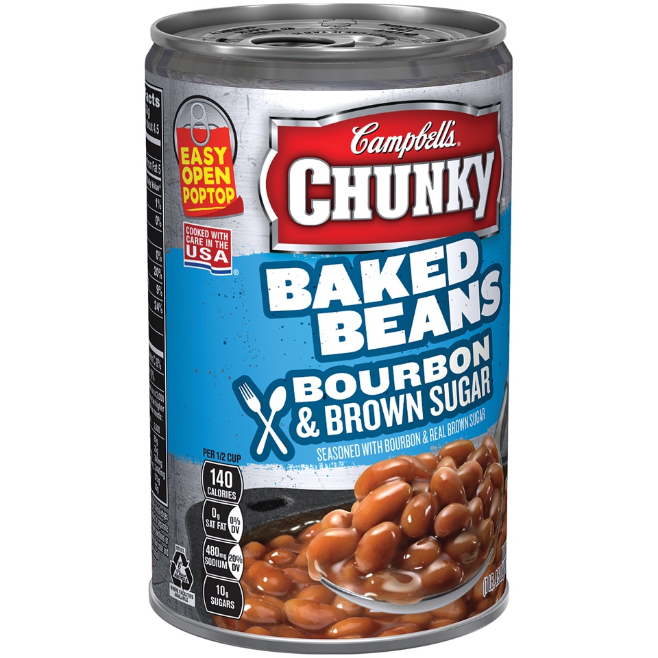slide 1 of 2, Campbell's Chunky Baked Beans Bourbon & Brown Sugar, 20.5 oz