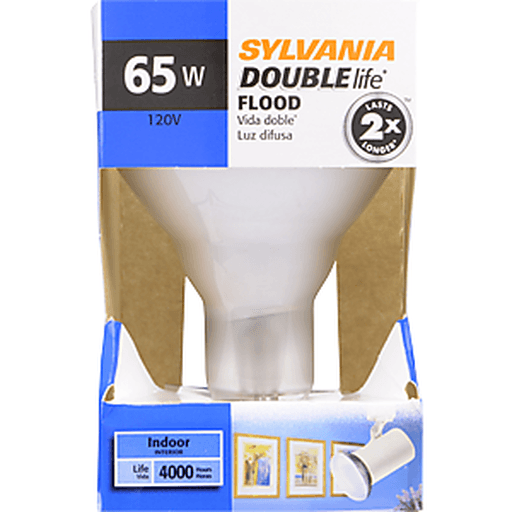 slide 4 of 9, Sylvania Double-Life Flood Bulb, 1 ct