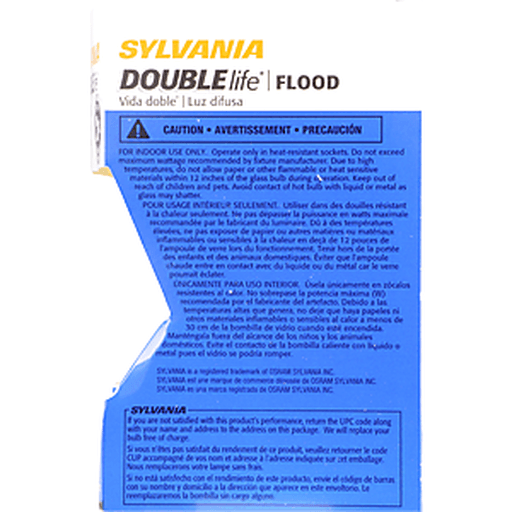 slide 6 of 9, Sylvania Double-Life Flood Bulb, 1 ct