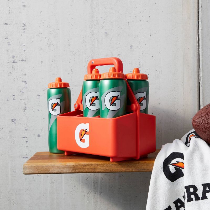 slide 5 of 5, Gatorade Squeeze 32oz Plastic Water Bottle - Green: BPA-Free Portable Drinkware, 32 oz