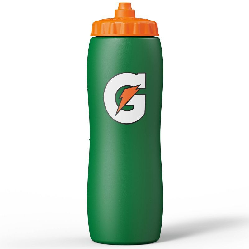 slide 1 of 5, Gatorade Squeeze 32oz Plastic Water Bottle - Green: BPA-Free Portable Drinkware, 32 oz