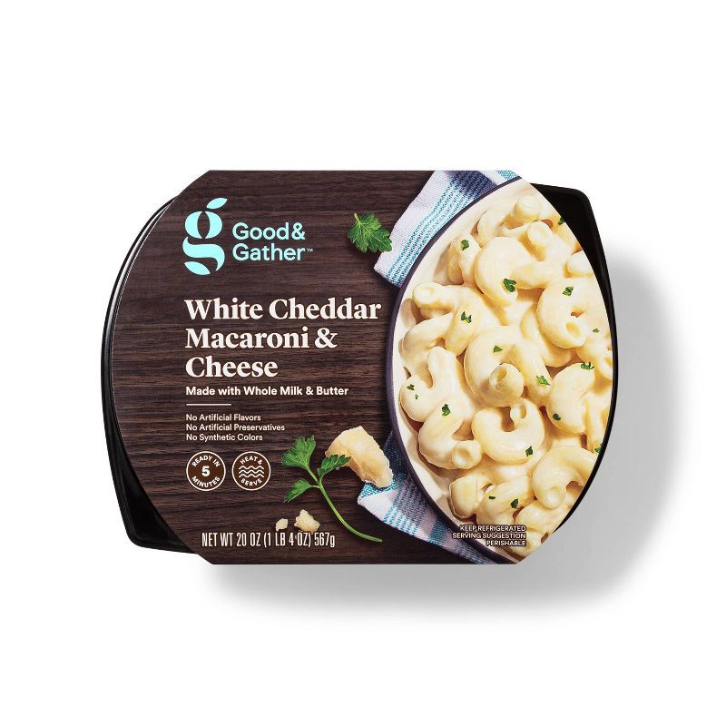 slide 1 of 3, White Cheddar Mac and Cheese - 20oz - Good & Gather™, 20 oz