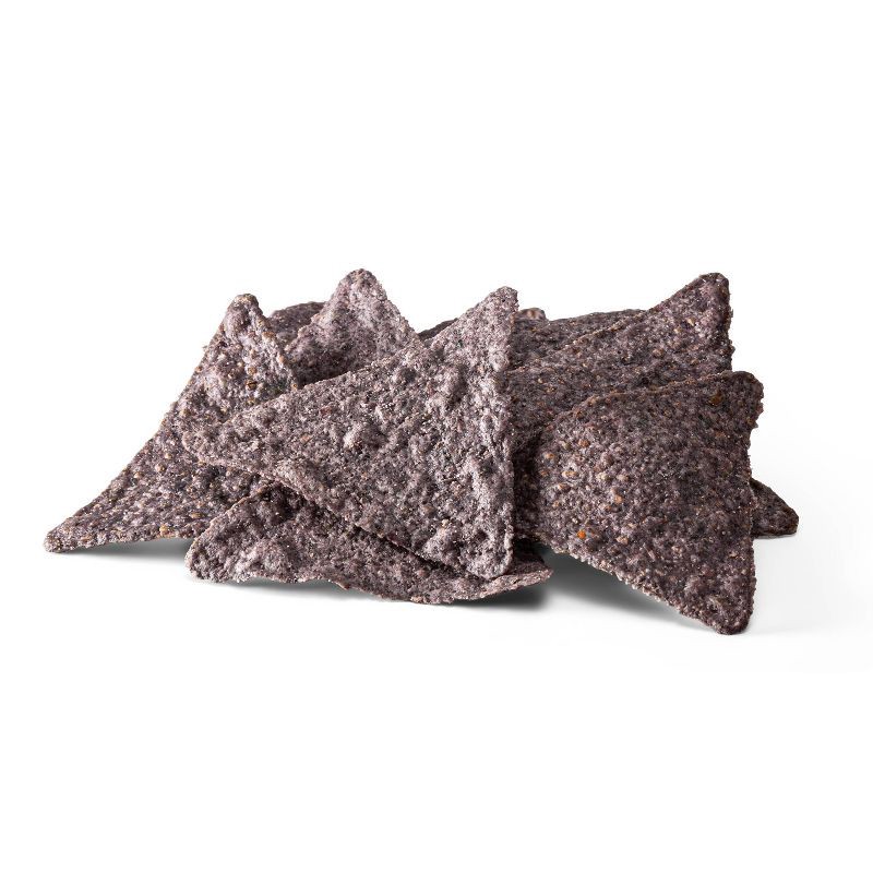 slide 2 of 3, Organic Blue Corn Tortilla Chips - 12oz - Good & Gather™, 12 oz