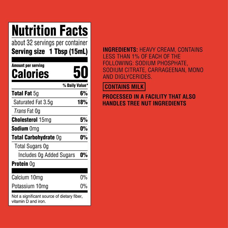 slide 5 of 5, Heavy Whipping Cream - 16 fl oz (1pt) - Good & Gather™, 16 fl oz, 1 pint