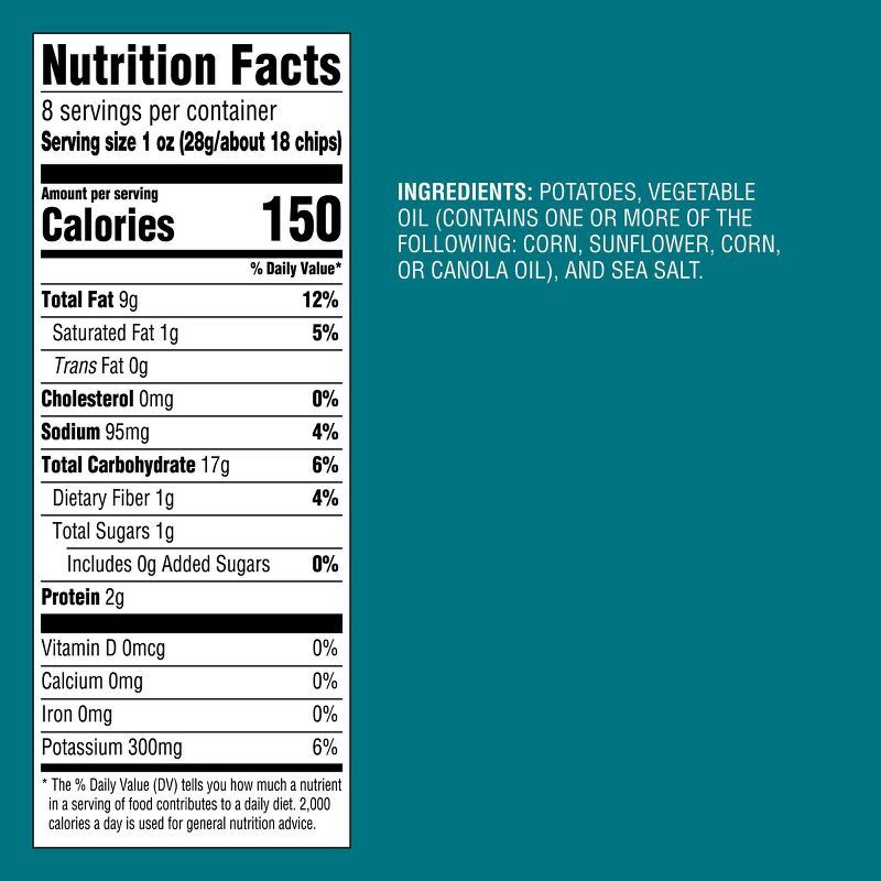 slide 3 of 4, Traditional Kettle Potato Chips - 8oz - Good & Gather™, 8 oz