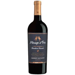 Menage a Trois Bourbon Barrel Cabernet Sauvignon Red Wine - 750ml Bottle