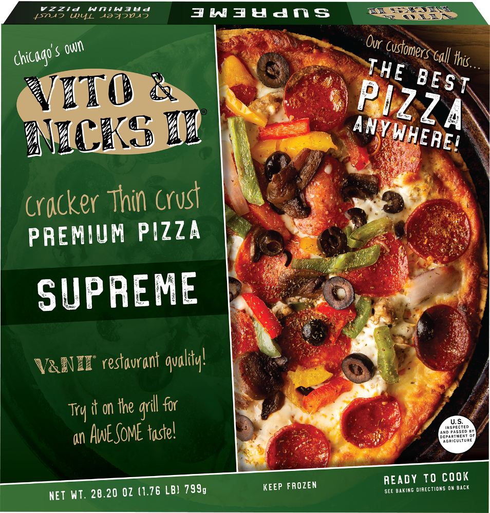 slide 1 of 1, Vito&Nick Supreme Pizza, 28.2 oz