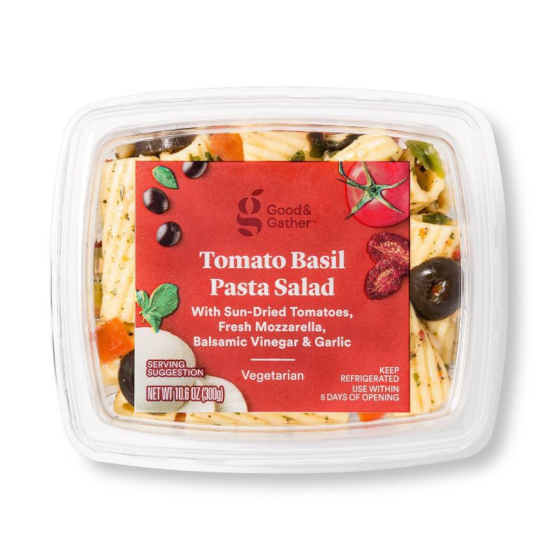 slide 1 of 3, Tomato Basil Pasta Salad - 10.6oz - Good & Gather™, 10.6 oz