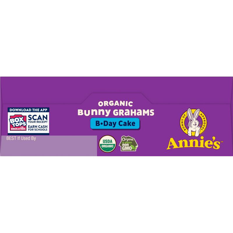slide 7 of 8, Annie's Homegrown Organic Birthday Cake Bunny Grahams Snacks - 7.5oz, 7.5 oz