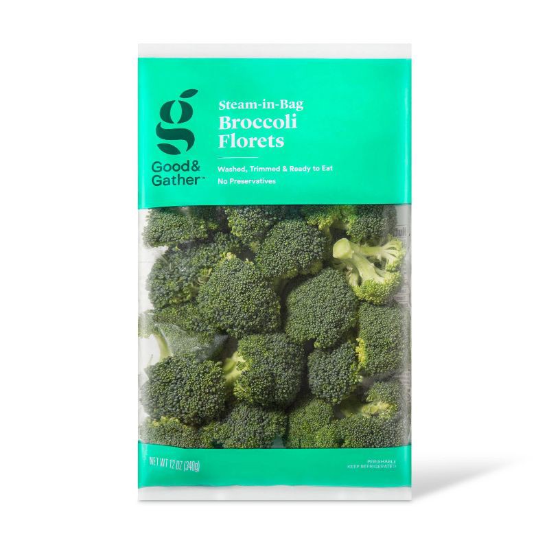 slide 1 of 4, Broccoli Florets - 12oz - Good & Gather™, 12 oz