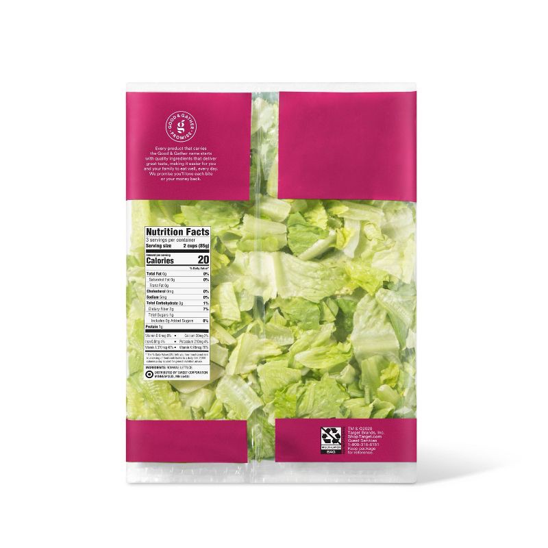 slide 2 of 4, Fresh Hearts of Romaine - 9oz - Good & Gather™, 9 oz