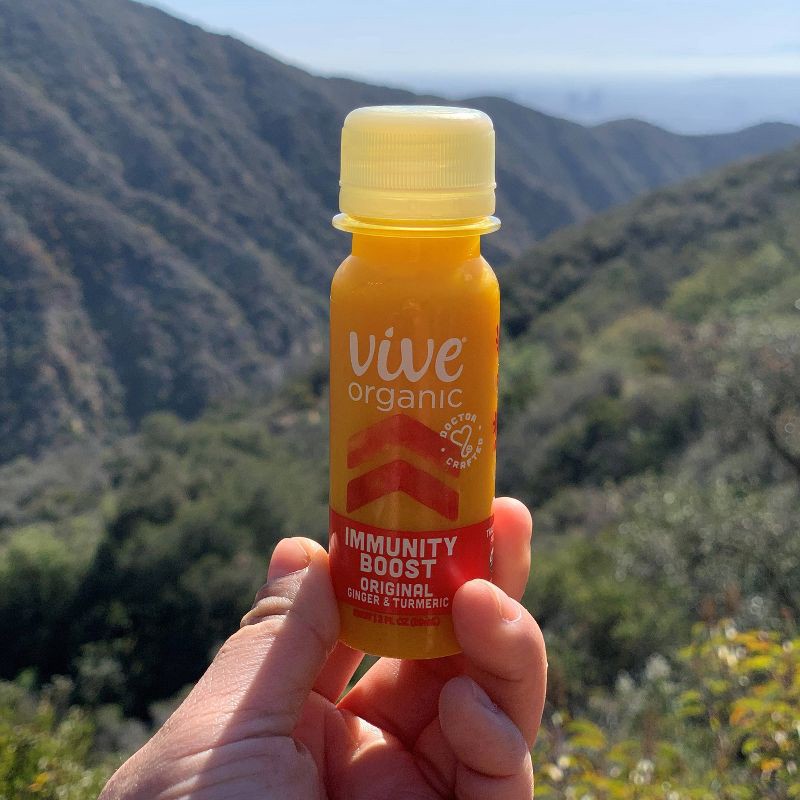 slide 5 of 5, Vive Organic Immunity Boost Original Ginger & Turmeric Wellness Shot - 2 fl oz, 2 fl oz