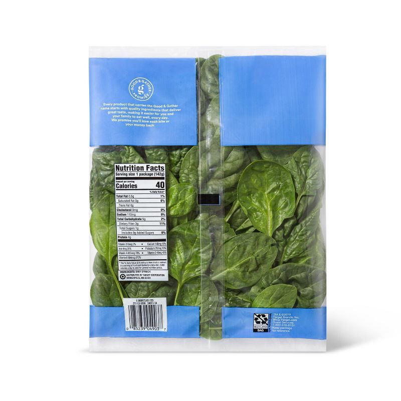 slide 2 of 4, Baby Spinach - 5oz - Good & Gather™, 5 oz