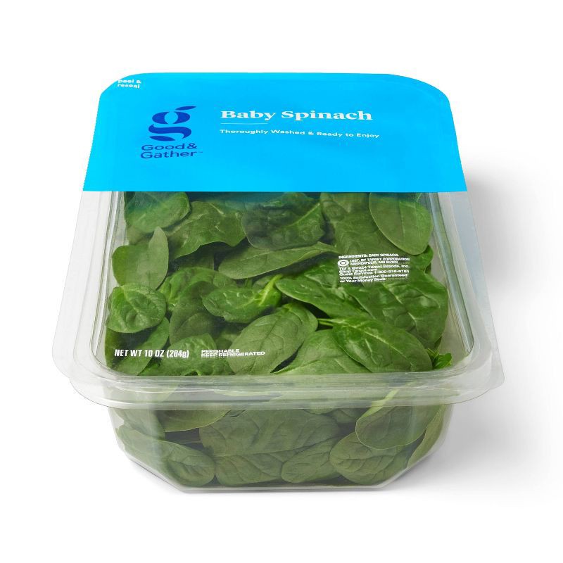 slide 3 of 4, Baby Spinach - 10oz - Good & Gather™, 10 oz