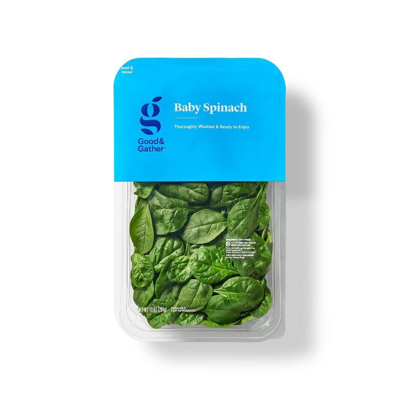 slide 1 of 4, Baby Spinach - 10oz - Good & Gather™, 10 oz