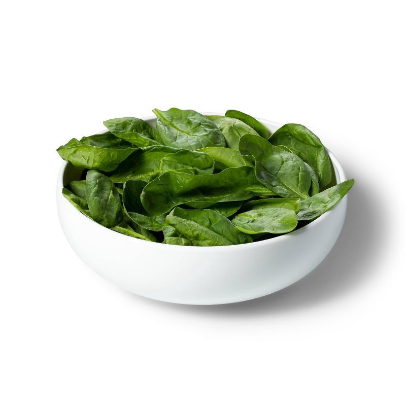 slide 3 of 4, Fresh Steam-in-Bag Spinach - 9oz - Good & Gather™, 9 oz