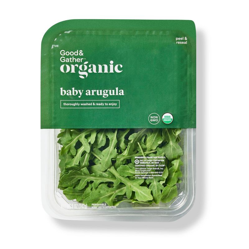 slide 1 of 4, Organic Baby Arugula - 5oz - Good & Gather™, 5 oz