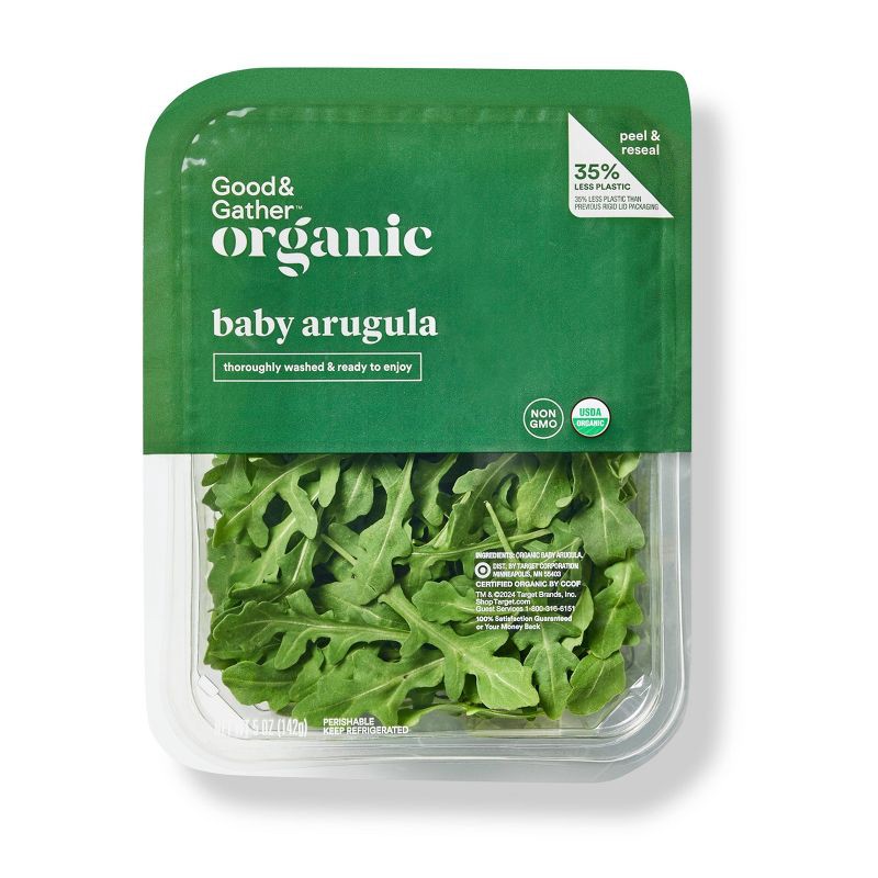 slide 1 of 3, Organic Baby Arugula - 5oz - Good & Gather™, 5 oz