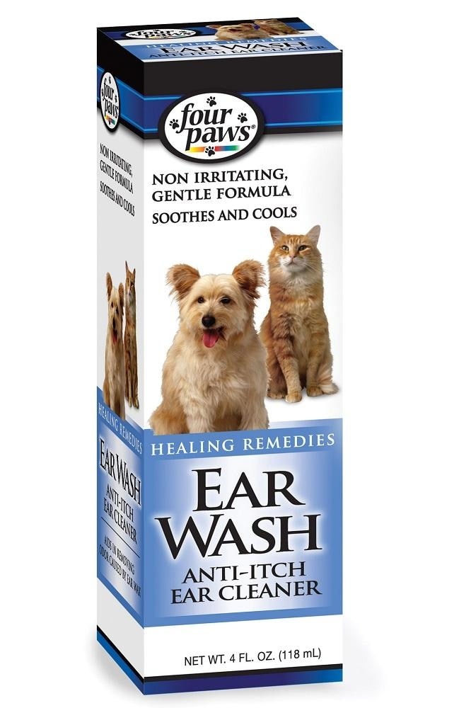 slide 1 of 1, Four Paws Ear Wash, 4 fl oz