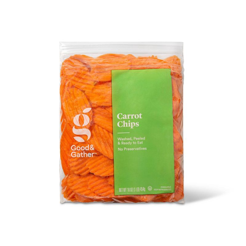 slide 1 of 4, Carrot Chips - 1lb - Good & Gather™, 1 lb