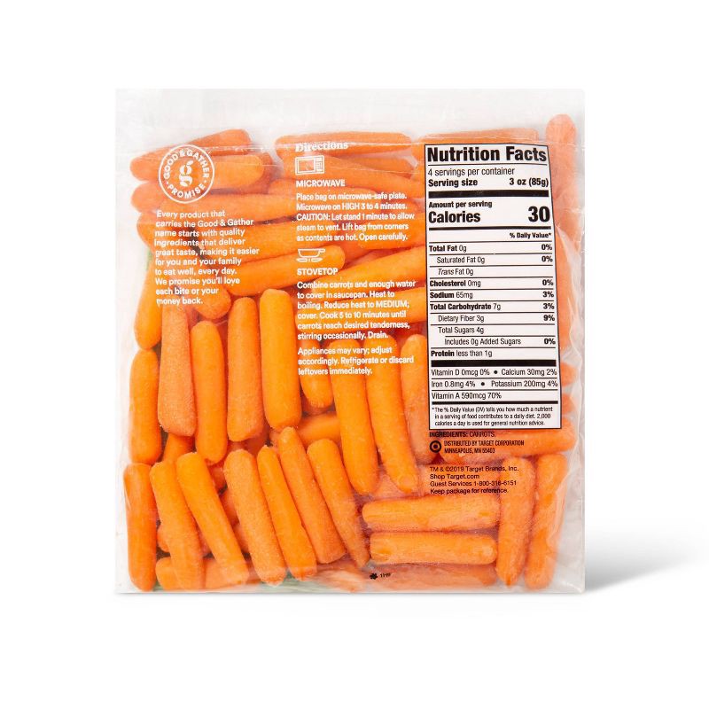 slide 2 of 4, Petite Baby-Cut Carrots - 12oz - Good & Gather™, 12 oz