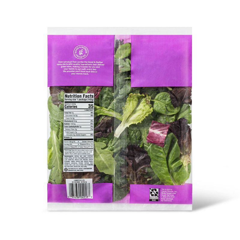 slide 2 of 4, Spring Mix Lettuce - 5oz - Good & Gather™, 5 oz